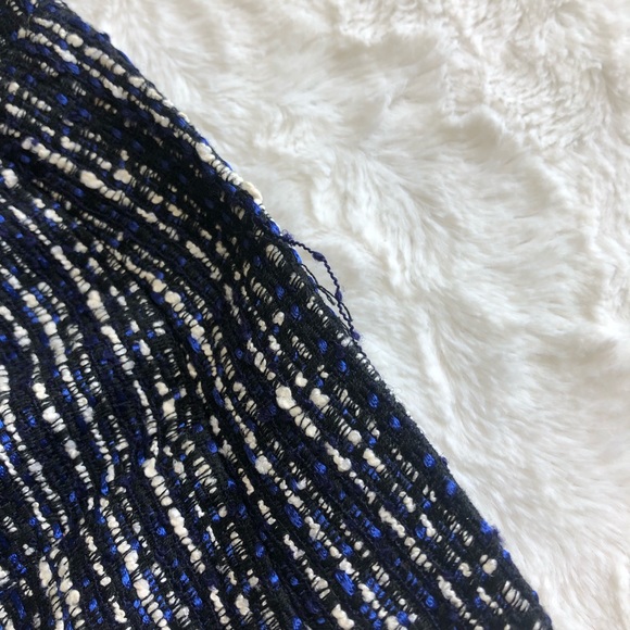 J. CREW Blue & Black Tweed Skirt - Picture 3 of 5